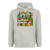 Moon Dust i paused my game to celebrate juneteenth Heavyweight Hoodie - Zillion Design Studio