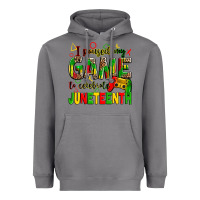 Storm i paused my game to celebrate juneteenth Heavyweight Hoodie - Zillion Design Studio