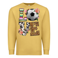 Antique Gold western love soccer Premium Sweatshirt - HRA Design Shop