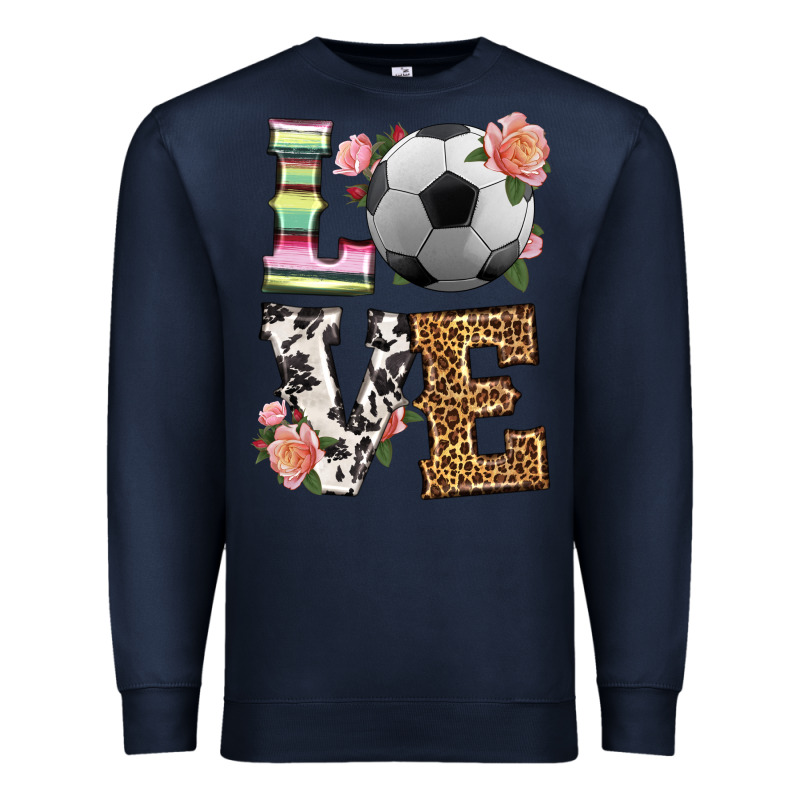 Western Love Soccer Premium Sweatshirt by HRA Design Shop | Teevron