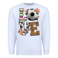 White western love soccer Premium Sweatshirt - HRA Design Shop
