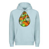 Blue Mist Fall Teardrop Premium Hoodie - LillyAllenDesigns