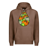 Chestnut Fall Teardrop Premium Hoodie - LillyAllenDesigns