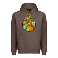 Coffee Fall Teardrop Premium Hoodie - LillyAllenDesigns