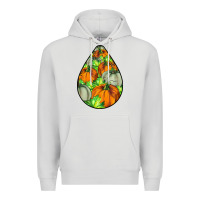 Dove Grey Fall Teardrop Premium Hoodie - LillyAllenDesigns