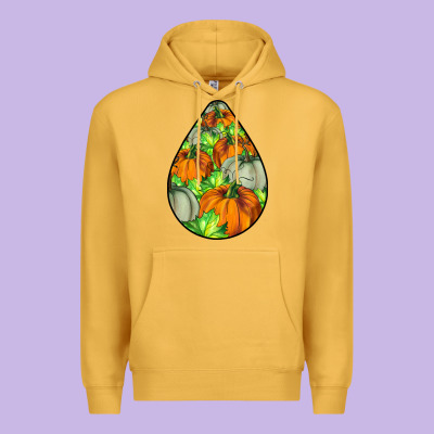 Fall Teardrop Premium Hoodie Designed By Lillyallendesigns
