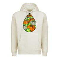 Oatmeal Heather Fall Teardrop Premium Hoodie - LillyAllenDesigns