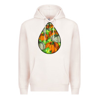 Pale Pink Fall Teardrop Premium Hoodie - LillyAllenDesigns
