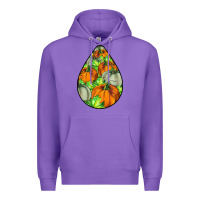 Purple Fall Teardrop Premium Hoodie - LillyAllenDesigns