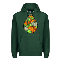 Sports Green Fall Teardrop Premium Hoodie - LillyAllenDesigns