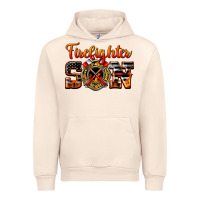 Sandshell American Flag Firefighter Son Urban Hoodie - LillyAllenDesigns