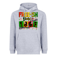 Heather Grey free ish since 1865 Heavyweight Hoodie - Zillion Design Studio