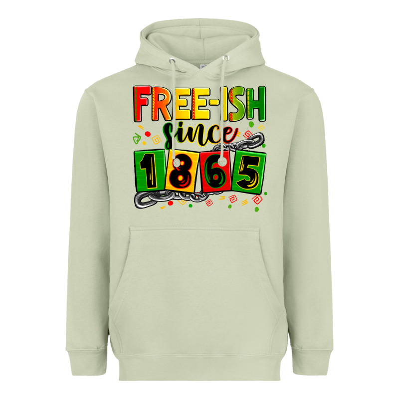 Free Ish Since 1865 Heavyweight Hoodie by Zillion Design Studio | Teevron