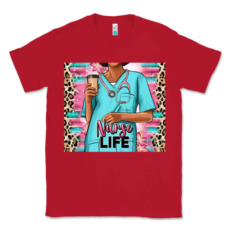 Nurse Life Afro Woman Classic Tee by RanaPortraitStore | Teevron