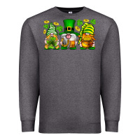 Charcoal Heather St. Patrick's Day gnomies Premium Sweatshirt - Neo Western