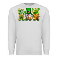 Dove Grey St. Patrick's Day gnomies Premium Sweatshirt - Neo Western