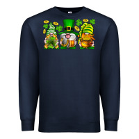Navy St. Patrick's Day gnomies Premium Sweatshirt - Neo Western