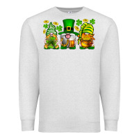 Oatmeal Heather St. Patrick's Day gnomies Premium Sweatshirt - Neo Western