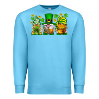 Ocean Blue St. Patrick's Day gnomies Premium Sweatshirt - Neo Western