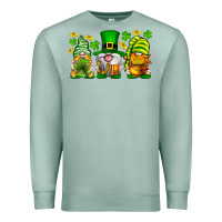 Seafoam St. Patrick's Day gnomies Premium Sweatshirt - Neo Western