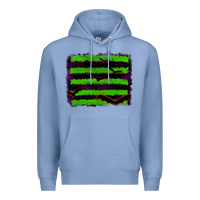 Colony Blue halloween with bat backround Premium Hoodie - RanaPortraitStore