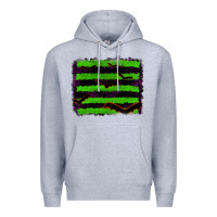Heather Grey halloween with bat backround Premium Hoodie - RanaPortraitStore