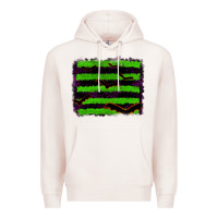 Pale Pink halloween with bat backround Premium Hoodie - RanaPortraitStore