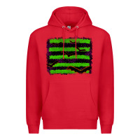 Red halloween with bat backround Premium Hoodie - RanaPortraitStore