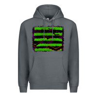 Rock halloween with bat backround Premium Hoodie - RanaPortraitStore
