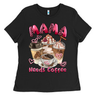 Black mama needs coffee Ladies Tee - BarkalooDesign