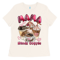 Bone mama needs coffee Ladies Tee - BarkalooDesign