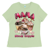 Matcha mama needs coffee Ladies Tee - BarkalooDesign