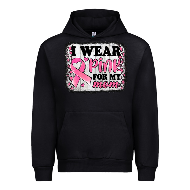 I Wear Pink For My Mom Breast Cancer Awareness Urban Hoodie by Jasminsmagicworld | Teevron