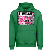 Emerald i wear pink for my mom breast cancer awareness Urban Hoodie - Jasminsmagicworld