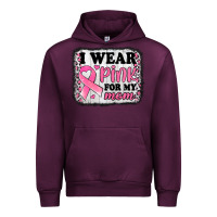 Mauve Wine i wear pink for my mom breast cancer awareness Urban Hoodie - Jasminsmagicworld