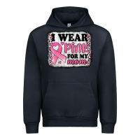 Navy i wear pink for my mom breast cancer awareness Urban Hoodie - Jasminsmagicworld