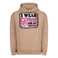 Pigment Burro i wear pink for my mom breast cancer awareness Urban Hoodie - Jasminsmagicworld