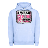 Pigment Grape Ice i wear pink for my mom breast cancer awareness Urban Hoodie - Jasminsmagicworld