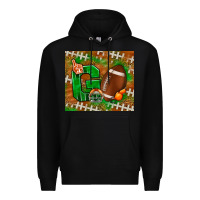 Black go american football leopard Premium Hoodie - NancyCooperArtShop