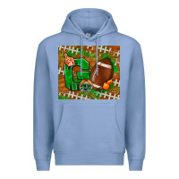 Colony Blue go american football leopard Premium Hoodie - NancyCooperArtShop