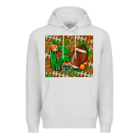 Dove Grey go american football leopard Premium Hoodie - NancyCooperArtShop
