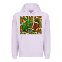 Lilac go american football leopard Premium Hoodie - NancyCooperArtShop