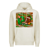 Oatmeal Heather go american football leopard Premium Hoodie - NancyCooperArtShop