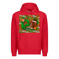 Red go american football leopard Premium Hoodie - NancyCooperArtShop