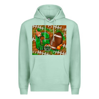 Seafoam go american football leopard Premium Hoodie - NancyCooperArtShop