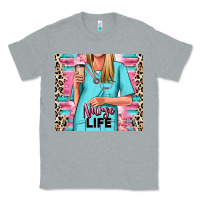 Heather Grey nurse life blonde woman Classic Tee - RanaPortraitStore