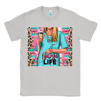 Moon Dust nurse life blonde woman Classic Tee - RanaPortraitStore