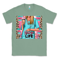 Sage nurse life blonde woman Classic Tee - RanaPortraitStore
