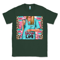 Sports Green nurse life blonde woman Classic Tee - RanaPortraitStore