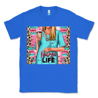 True Royal nurse life blonde woman Classic Tee - RanaPortraitStore